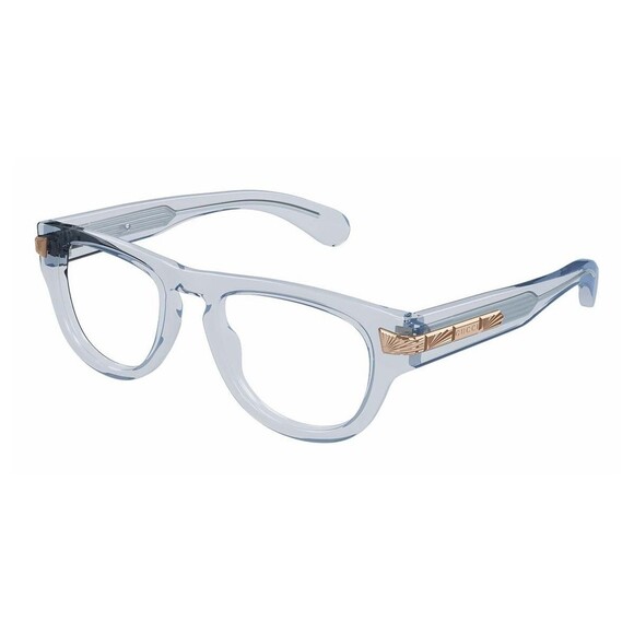 NWT GUCCI GG1519o 004 Light Blue Light Blue Eyeglasses - Picture 1 of 2